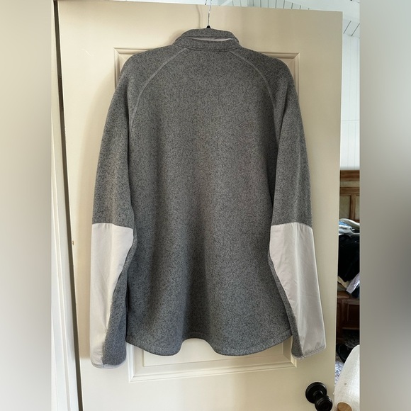 The North Face Men's Fleece Button Up Shirt Jacket Grey Size L - Picture 3 of 6